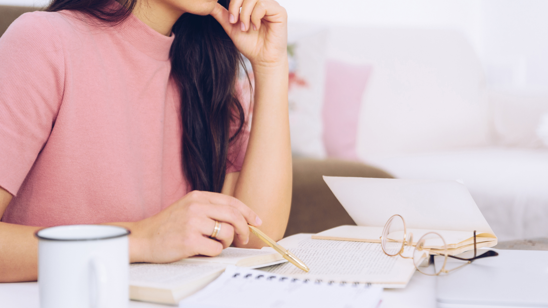 Woman entrepreneur planning her day