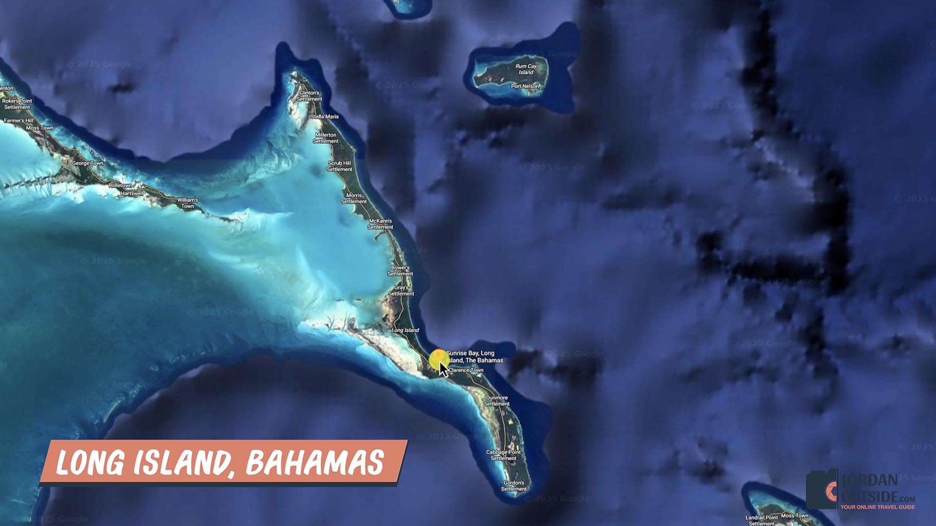 Sunrise Bay Beach, Long Island, Bahamas