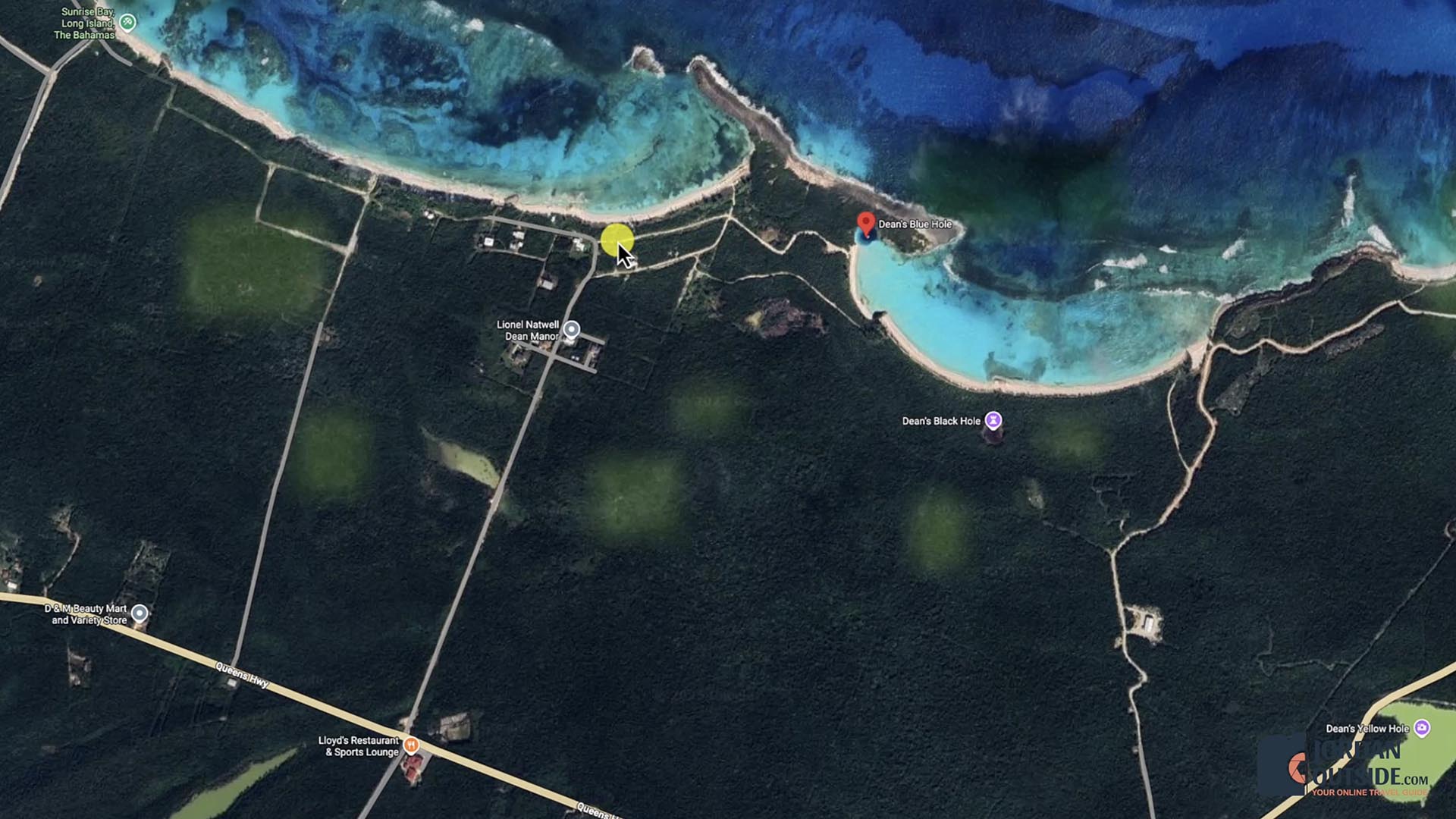 Dean's Blue Hole, Long Island, Bahamas