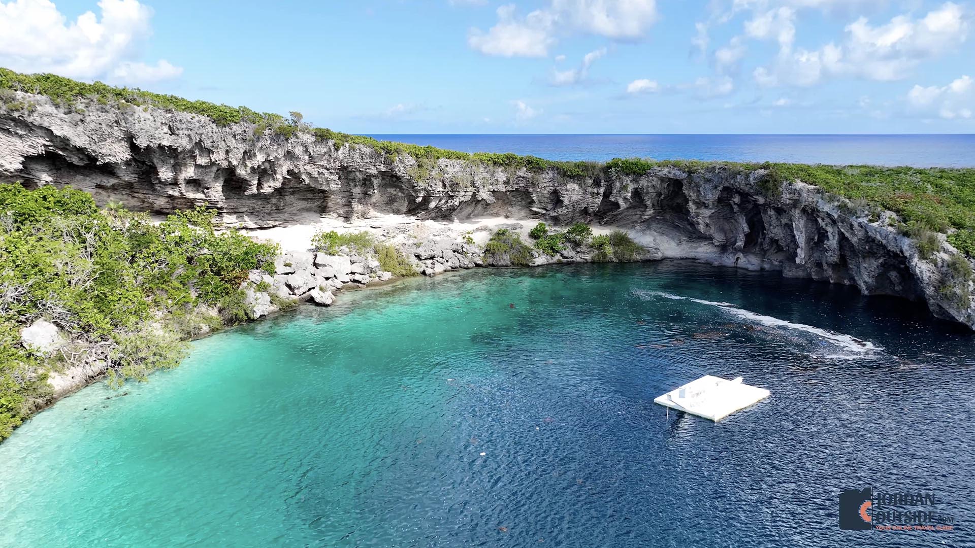 Dean's Blue Hole, Long Island, Bahamas