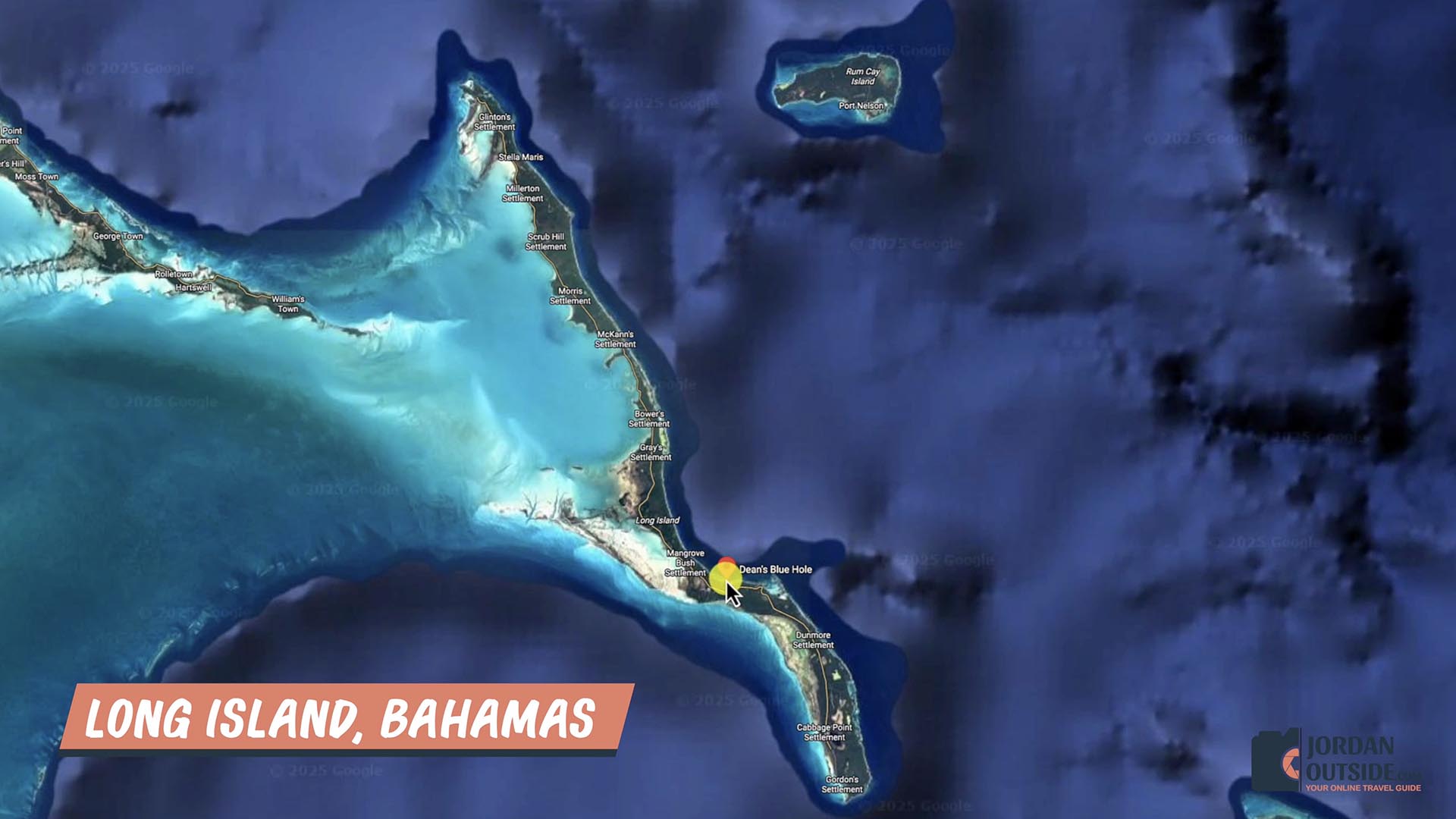 Dean's Blue Hole, Long Island, Bahamas