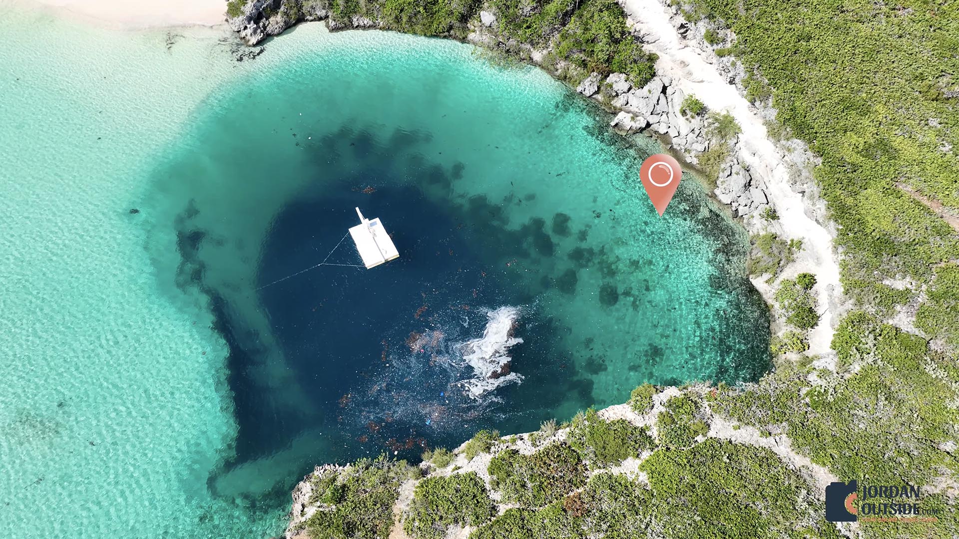 Dean's Blue Hole, Long Island, Bahamas