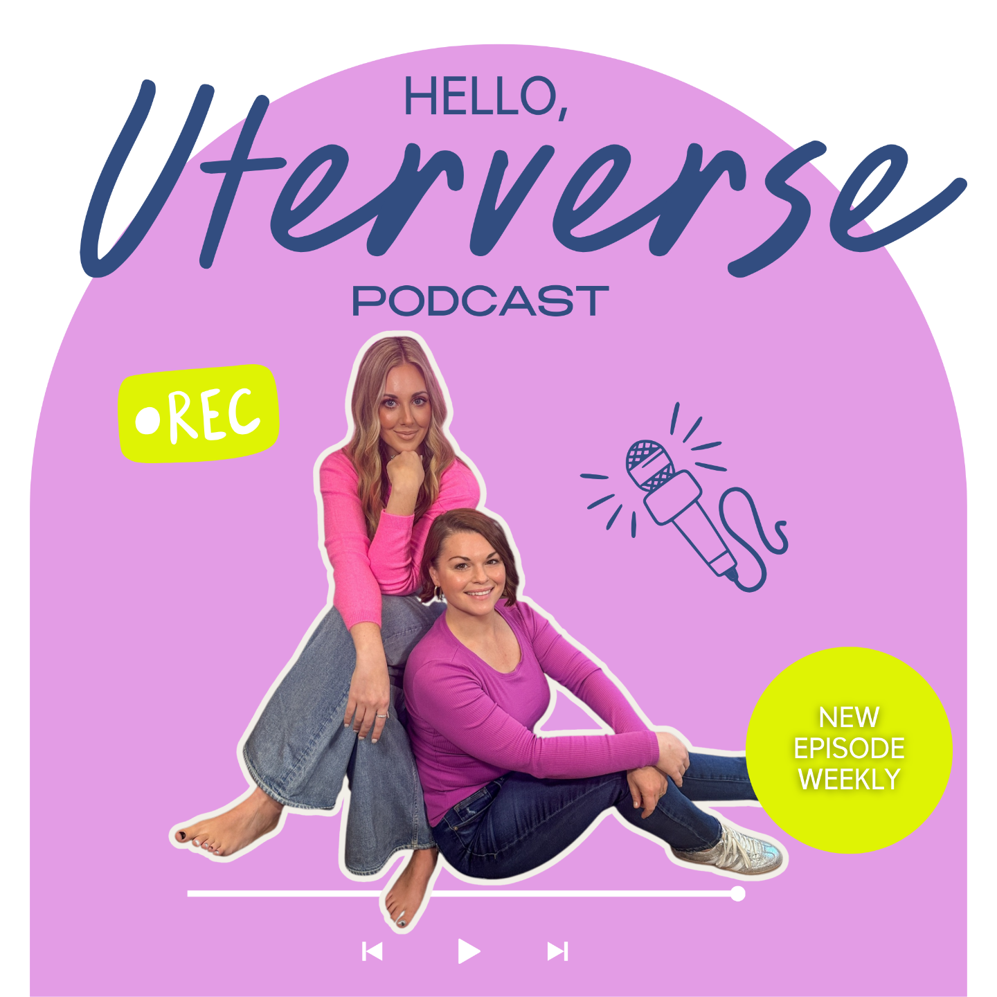 1000 x 1000 Hello, Uterverse podcast cover art