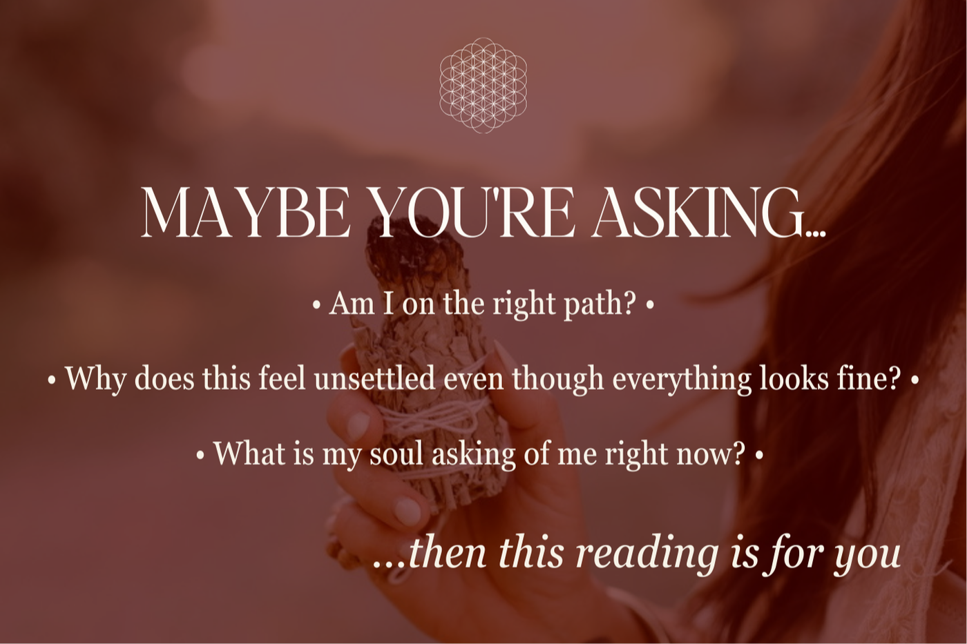 Maybe you're asking... am I on the right path? Why does this feel unsettled even though everything looks fine? What is my soul asking of me right now? ... then this reading is for you