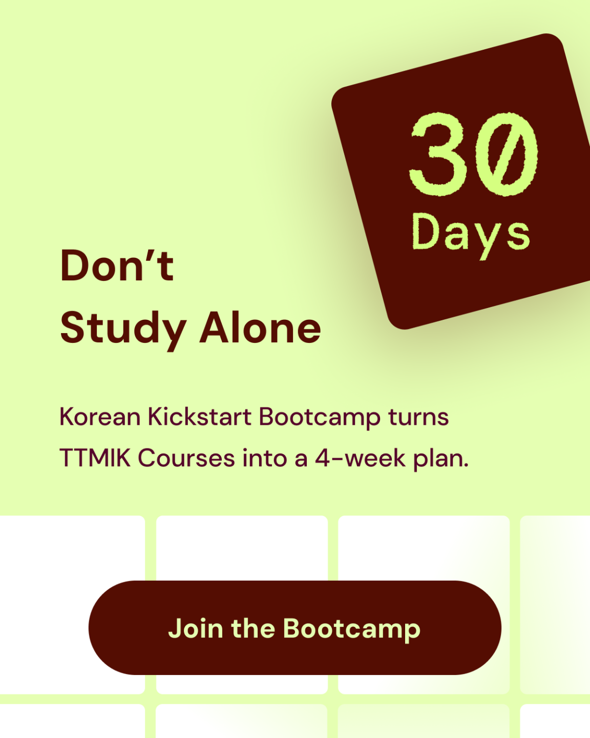 Join the Bootcamp - 모바일 이미지