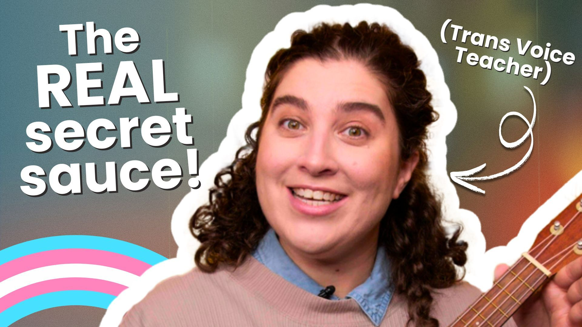 Blog post thumbnail showing trans voice training fundamentals and voice feminization exercises