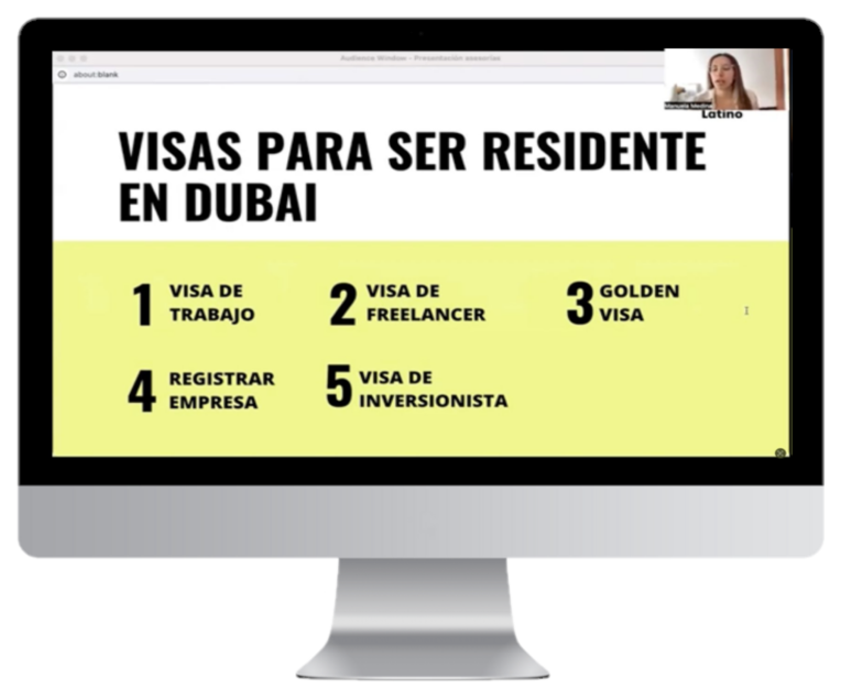 Visas Dubai residente HablandoLatino: Guía 1 2 3 4 5 tipos trabajar sin inglés