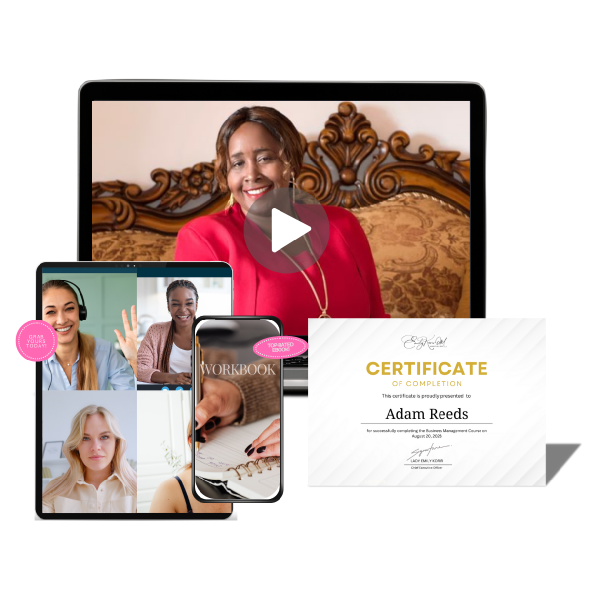 Portrait of Lady Emily Korir, leadership mentor and transformational guide.