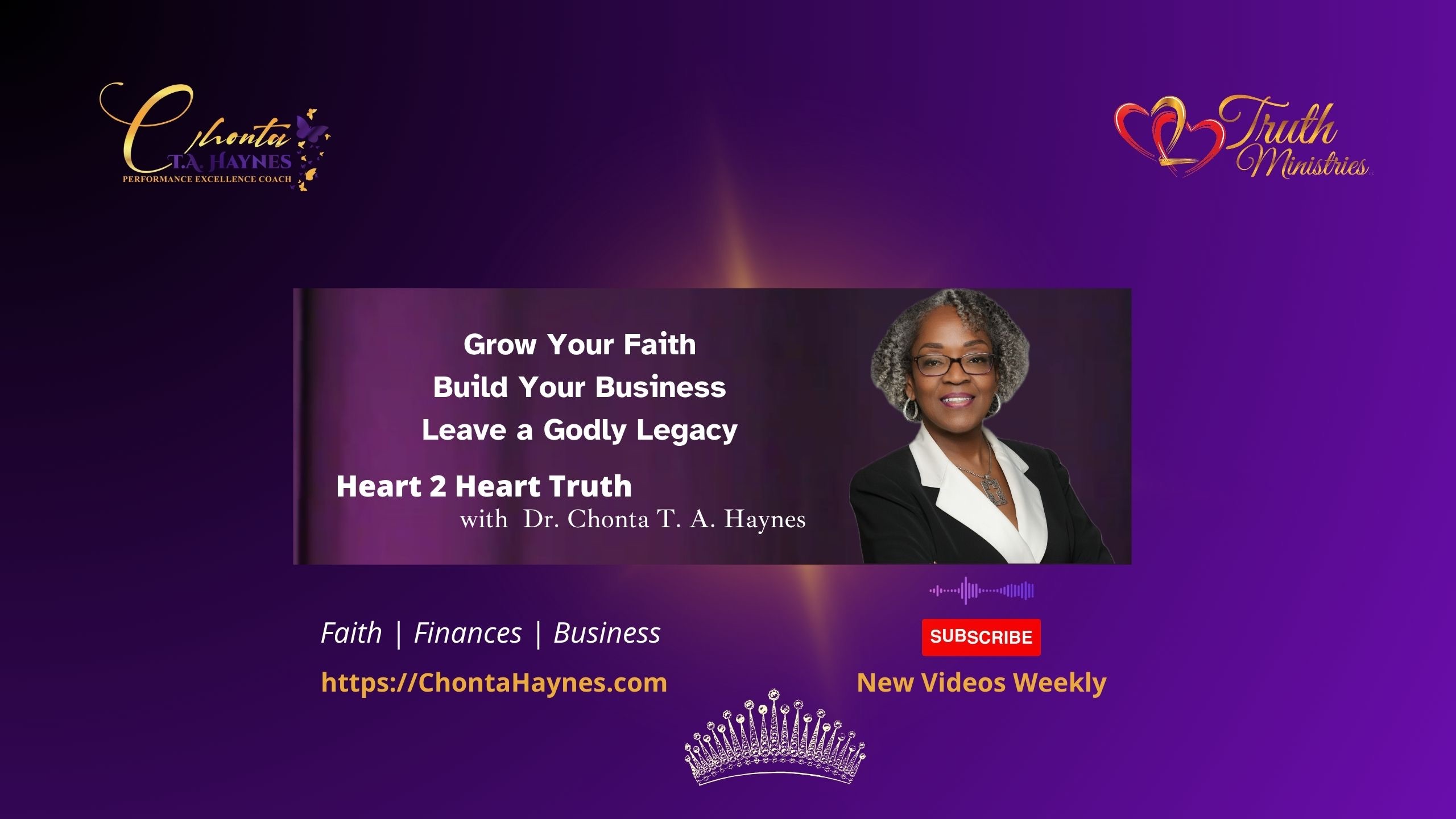 Faith Finances Business - Dr Chonta Haynes - Christian women entrepreneurs, Executive Empowerment Coach