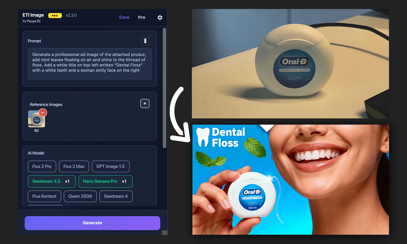 Product Photography Example