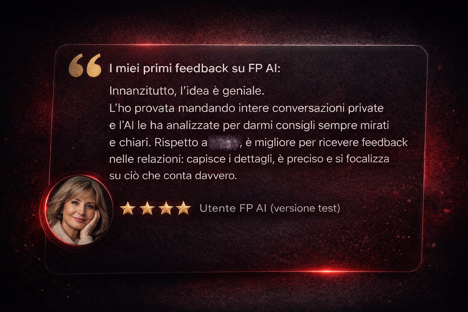 Testimonianza Cliente 2