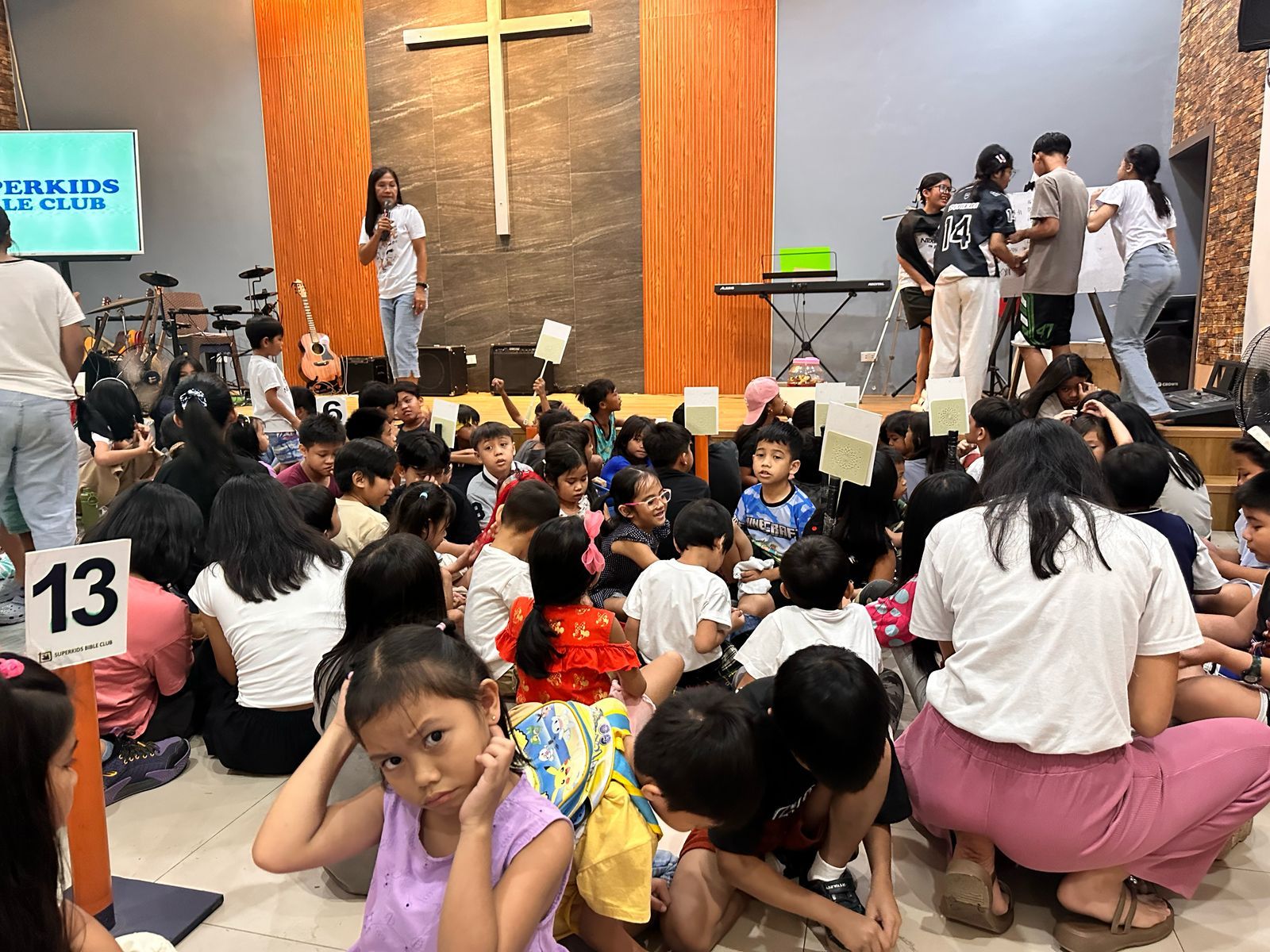 Large gathering of Superkids