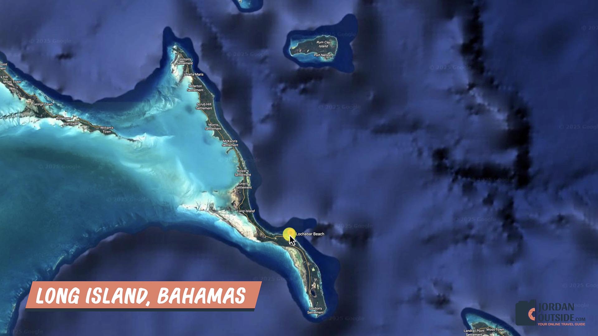 Lochabar Beach, Long Island, Bahamas