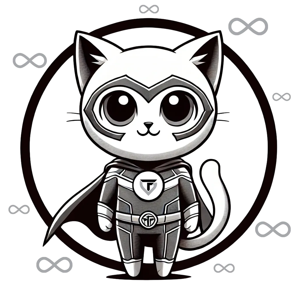 Cat Pursuing Infinite Potential