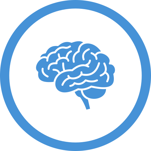 Circle with a sitemap inside