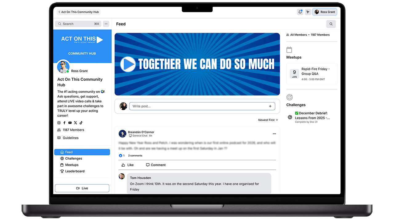 Act On This Community Hub