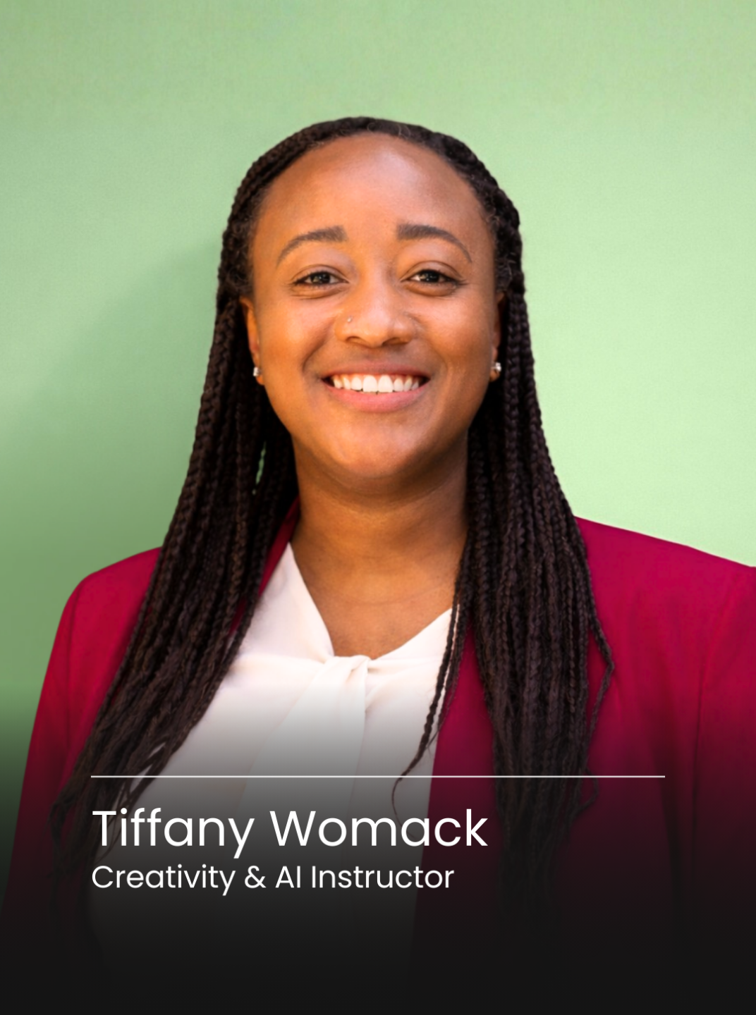 Tiffany Womack, Creativity & AI Instructor