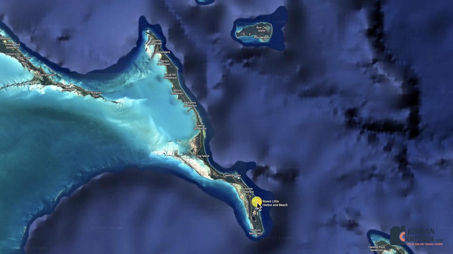 Roses Little Harbor and Beach, Long Island, Bahamas