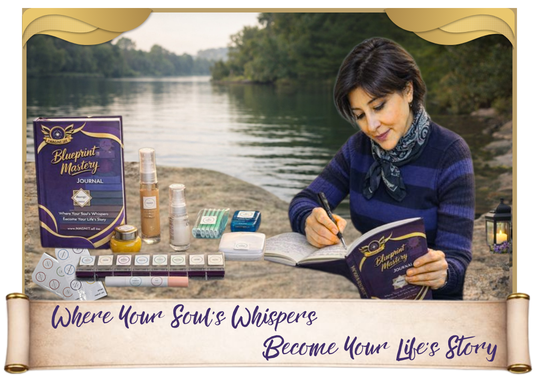 From Scarcity to Abundance: The Alchemy Formula - Woman drinking water with desert transforming to lake