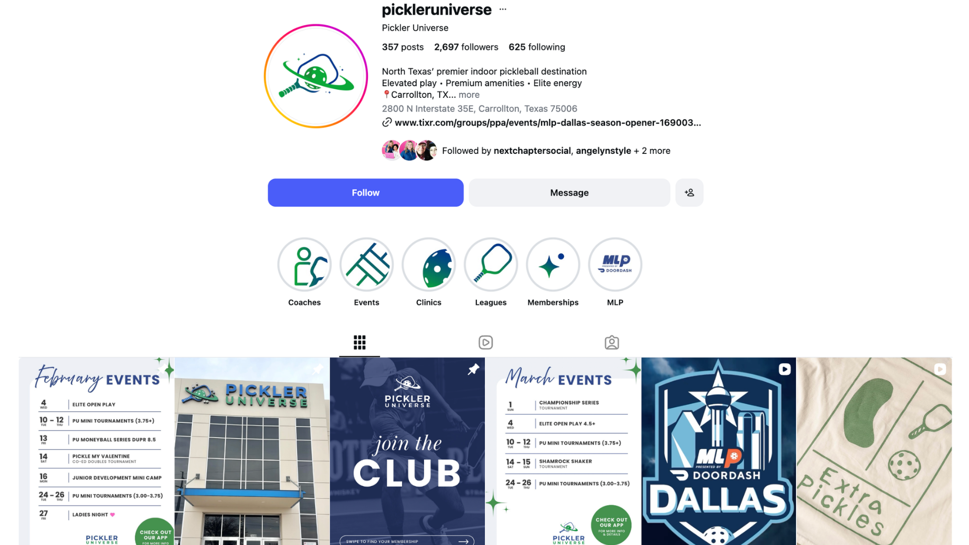 social media marketing for pickleball