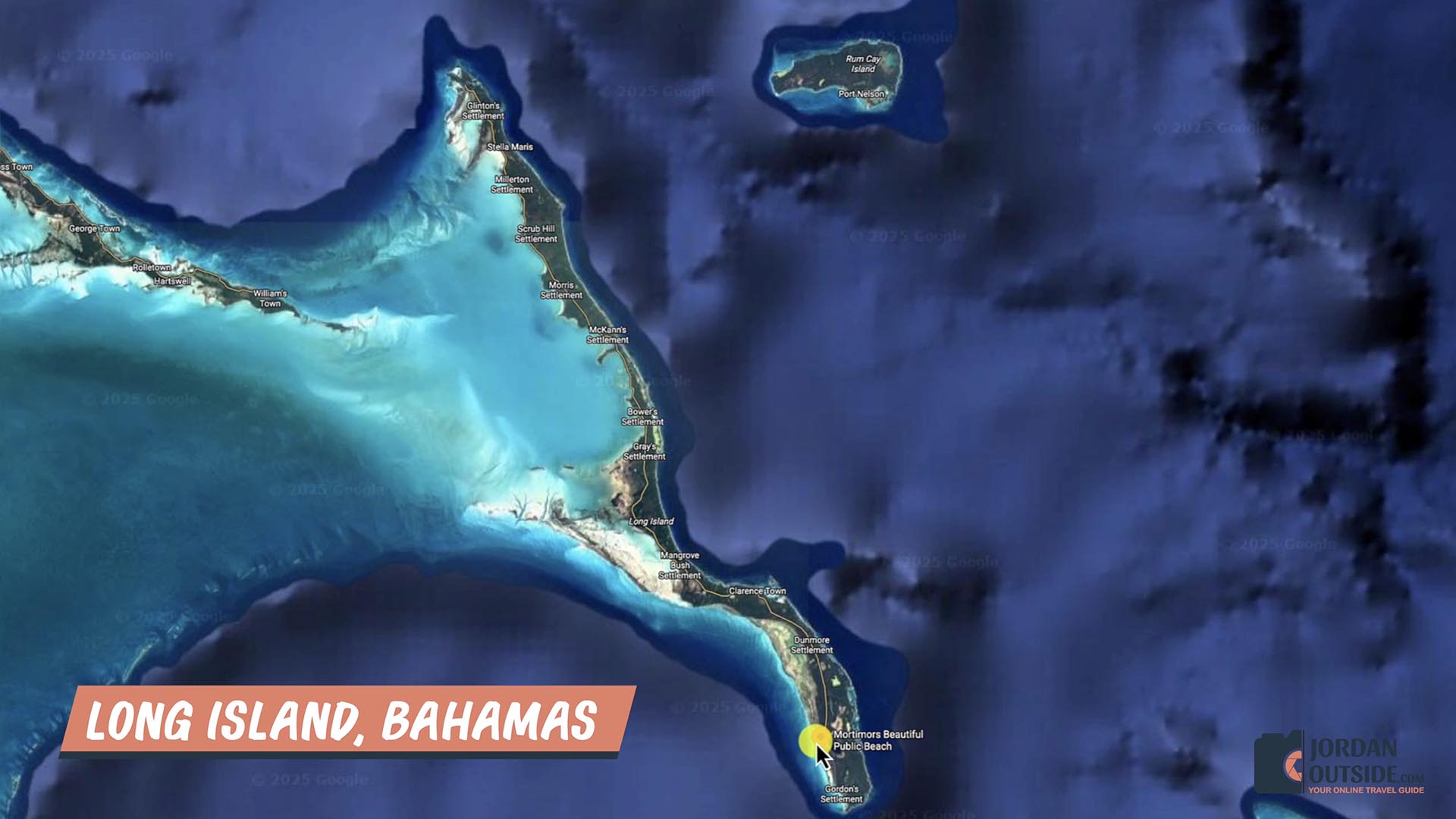 Fords Beach, Long Island, Bahamas