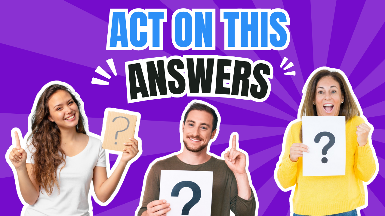 Act On This LIVE Zoom call