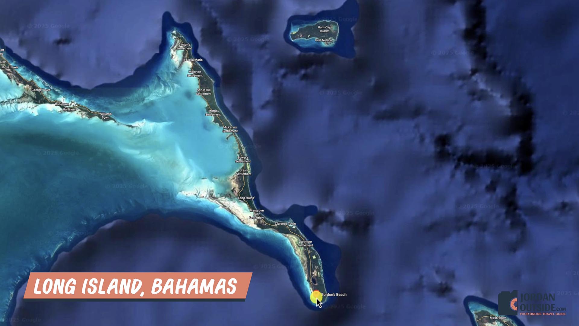 Gordon's Beach, Long Island, Bahamas