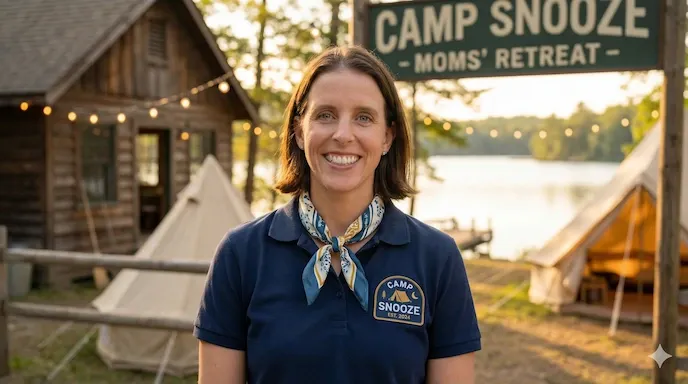 Sally Woods, Camp Snooze counsellor