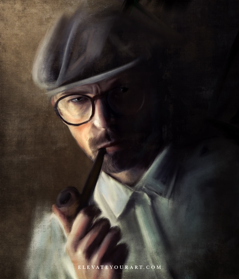 Man with pipe