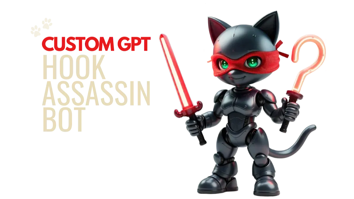 Custom GPT bot for analyzing and rewriting hooks that stop the scroll and drive action