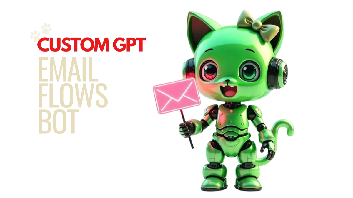 Custom GPT bot for automated email flows and sequences designed to sell online offers