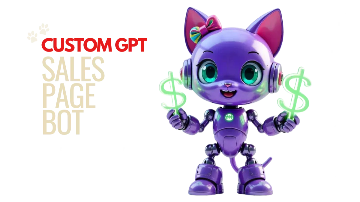 Custom GPT bot for writing high-converting sales page copy for premium online offers