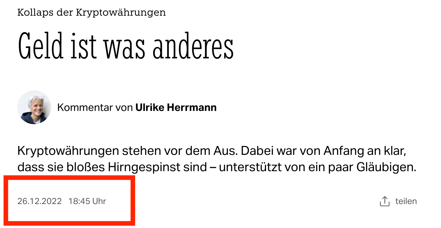 2022: Krypto vor dem Aus