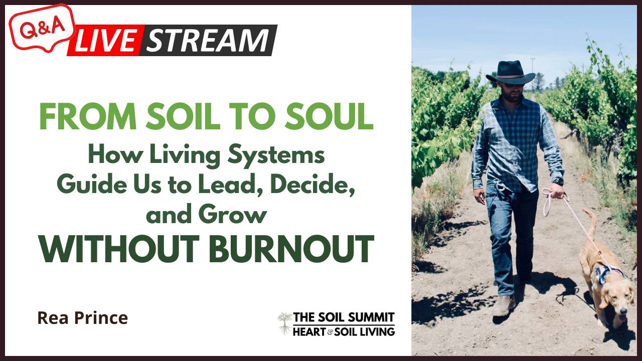 From Soil to Soul How Living Systems Guide Us to Lead, Decide, and Grow Without Burnout • Rea Prince