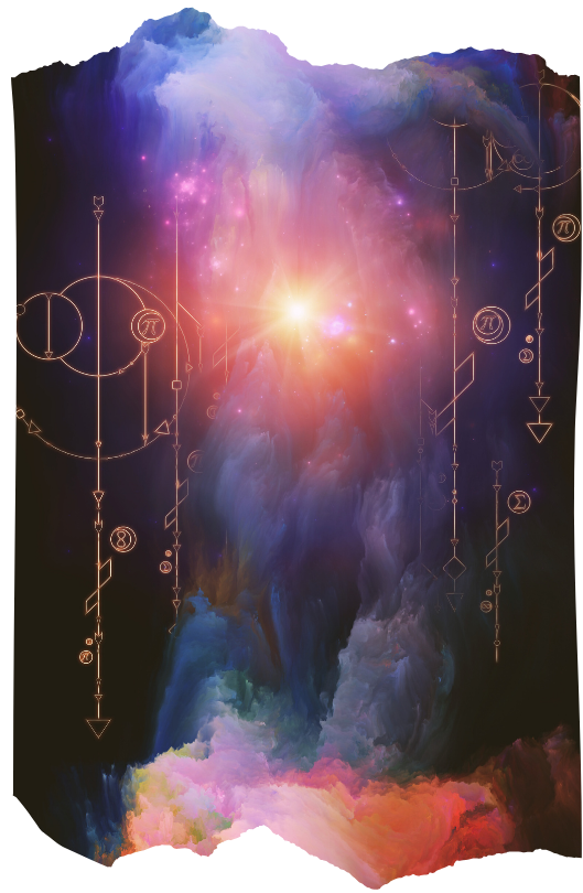 Abstract inner alchemy imagery showing energetic transformation and the process of personal change