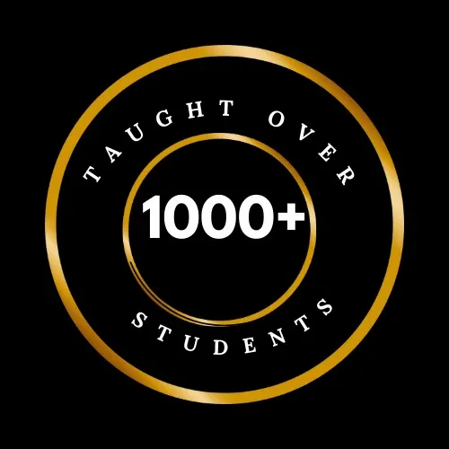 Taught over 500 Students