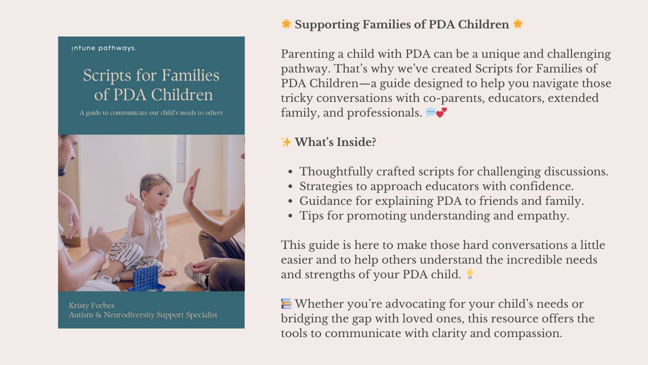 Scripts for Families of PDA Children: A guide to communicate our child’s needs to others