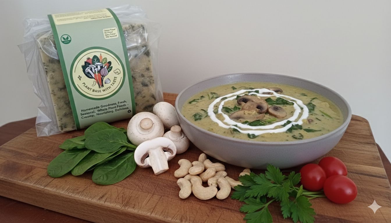Creamy Spinach & Mushroom