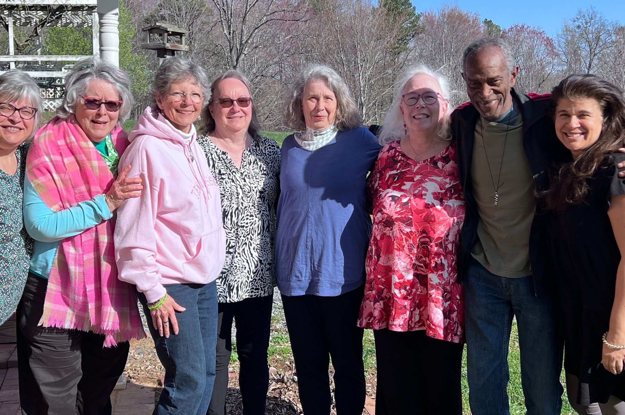 The Institute of Spiritual Healing & Aromatherapy Group Retreatants