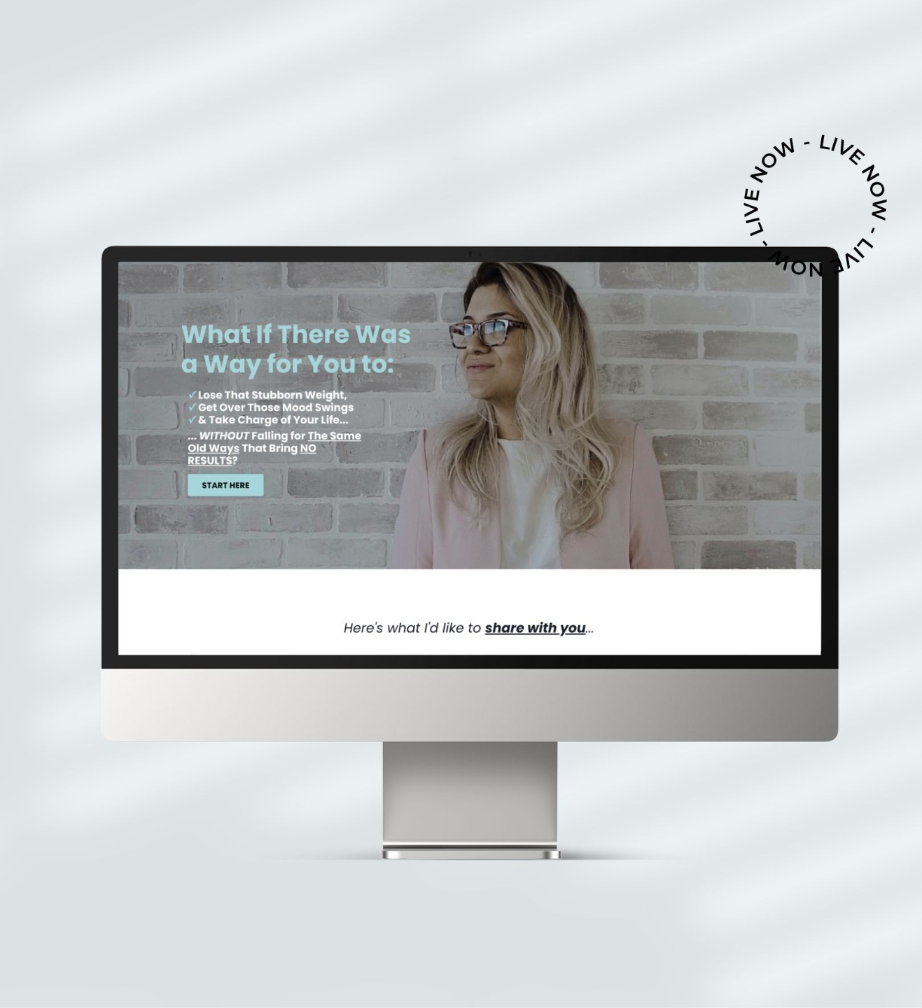 Kajabi Premium Template for a Sales Page - Health Industry