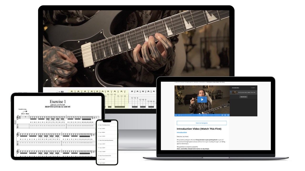 5-Step Anti-Tension Picking Blueprint Product Stack