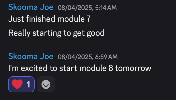 Customer testimonial