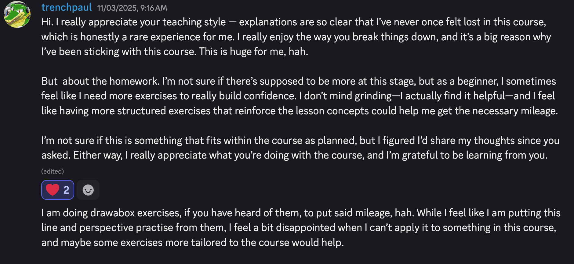 Customer testimonial 3