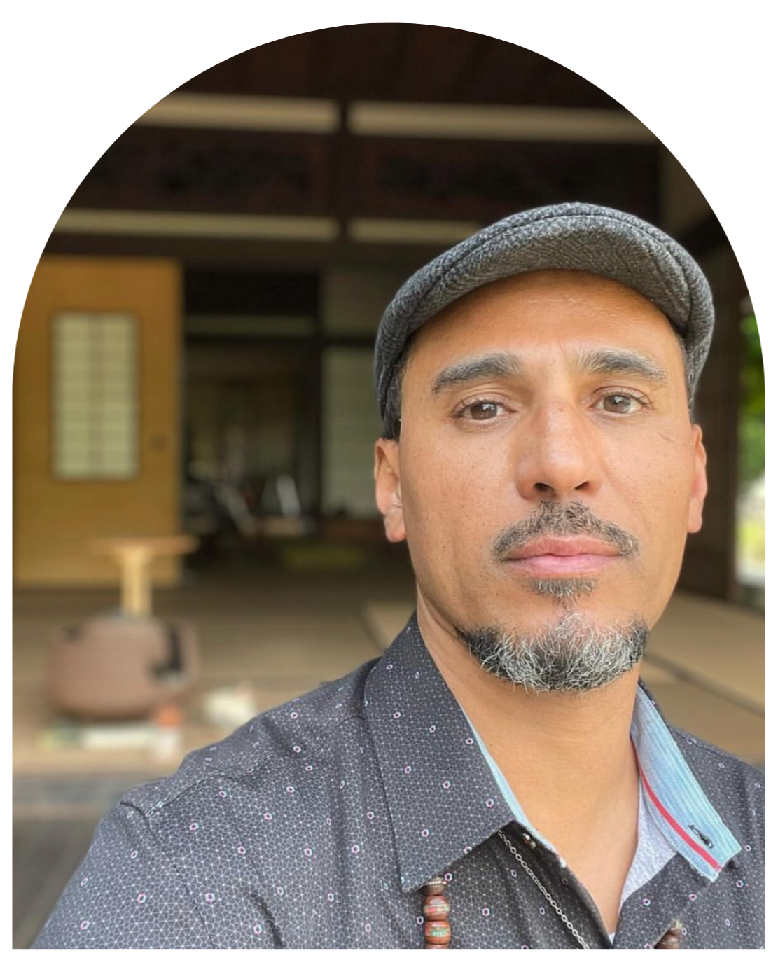 Yogalution Movement Event Host Headshot Shaped as an Arch