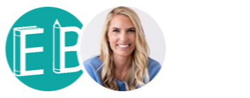 EBAcademics.com logo and photo of CEO - Caithlin Mitchel