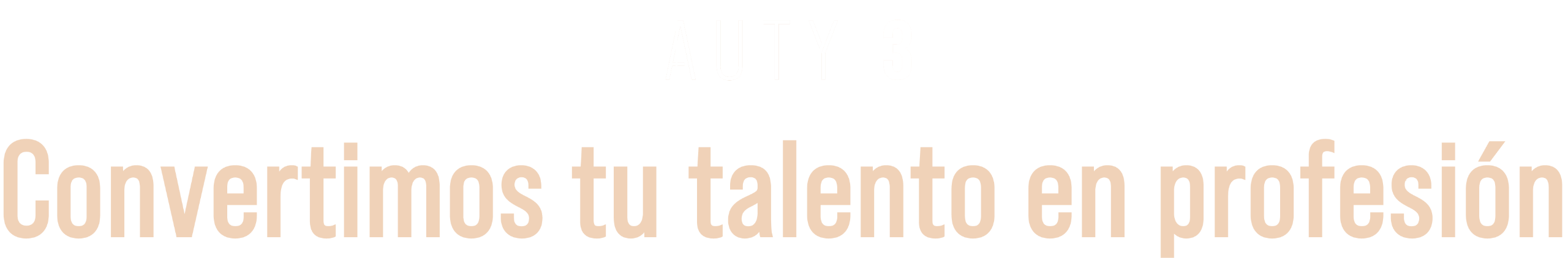 Convertimos tu talento en profesion