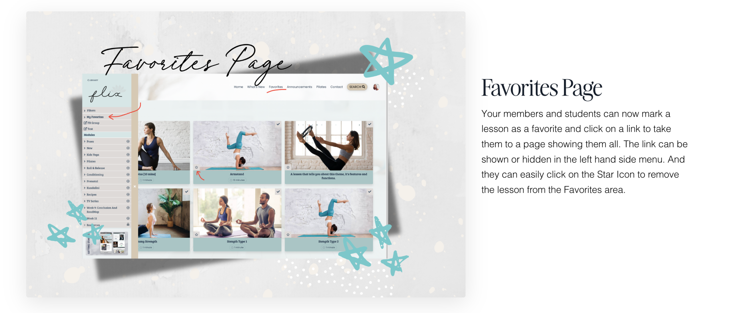 Kajabi Product Template for a Course - Flix Style