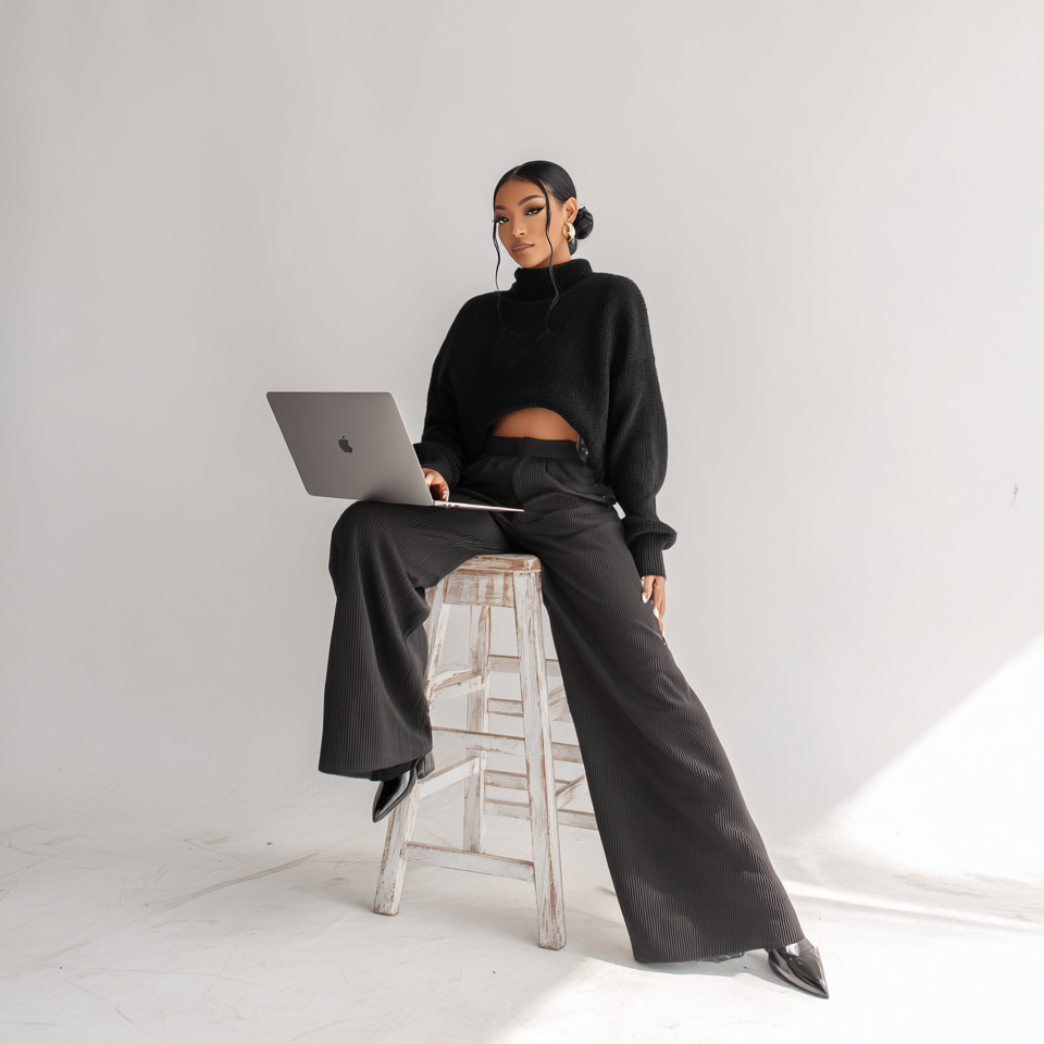 Luxury Kajabi homepage design for coaches using Milano website template on desktop and mobile