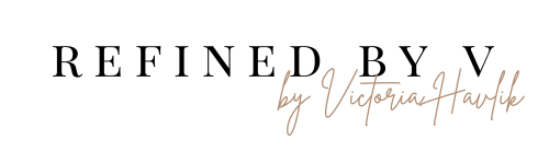 Refined by V by Victoria Havlik Logo