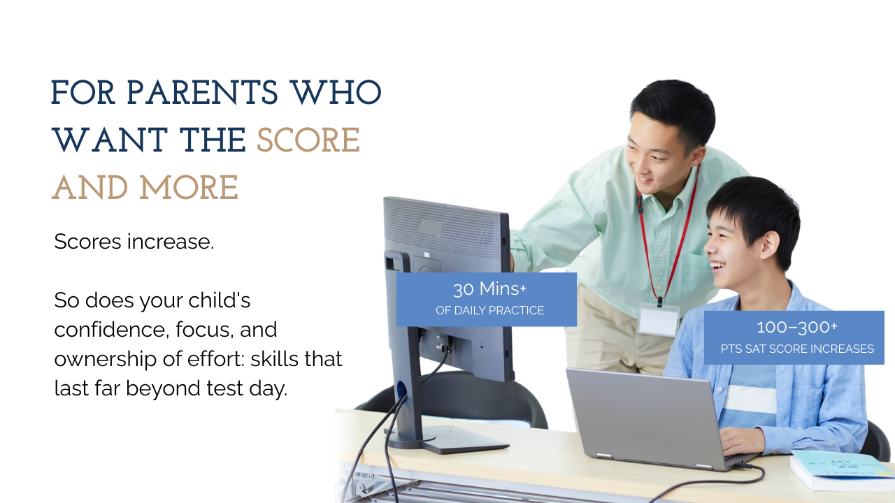 Structured SAT preparation designed to reduce stress and improve scores